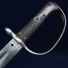 British 1879 Pattern Martini Henry Artillery Carbine Bayonet with Sawback Removed 82